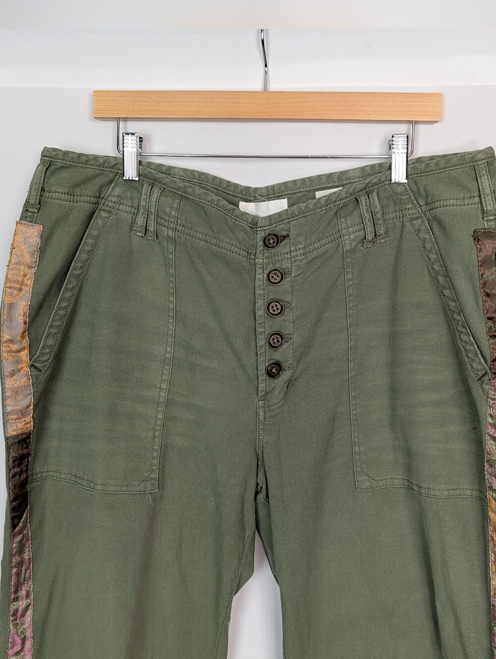 Pilcro The Wanderer Side-Striped Utility Pants 18W - Picture 7 of 16